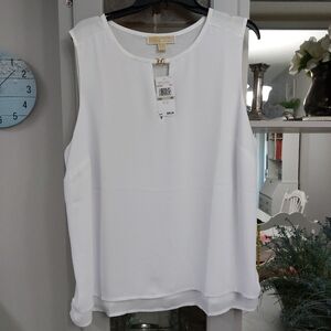 Michael Kors Sleeveless Top 1X NWT